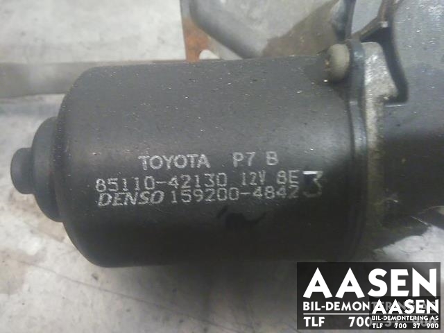 Viskermotor frontrute komplett m/overføring til Toyota RAV4 2000-2006 (Type II)  (DENSO|85110-42130|)