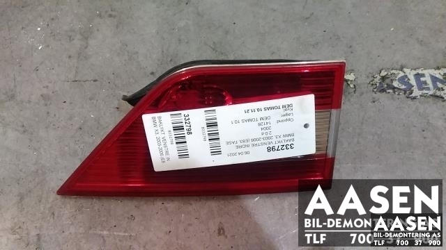 Baklykt venstre indre til BMW X3 2003-2006 (Fase 1) (E83) (E83) (63 21 3 420 203|)