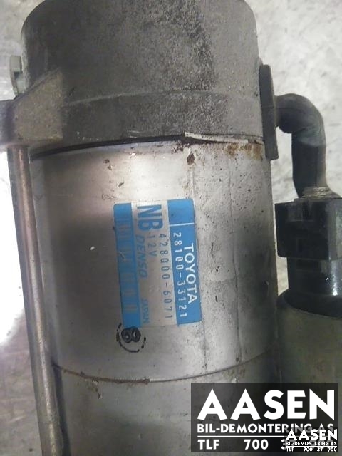 Starter diesel til Toyota Urban Cruiser 2009-2014  (DENSO|28100-33121|)