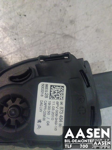 Pedal gass til Peugeot RCZ 2010-2015  (HELLA|1601 EF|9687348480|)