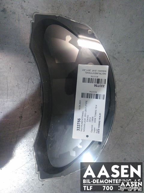 Instrumentpanel til Nissan Leaf 2011-2017 (Type I) (248103NL0B|)