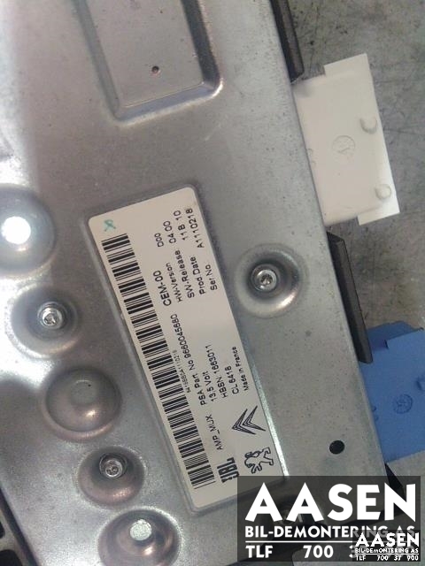 Bilstereo forsterker til Peugeot RCZ 2010-2015  (9660045680|)