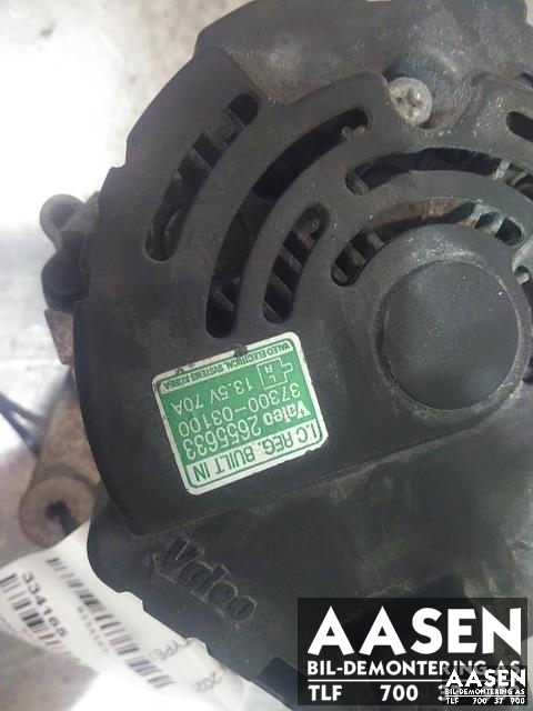 Dynamo til Hyundai i20 2009-2014 (Type I)  (VALEO|37300 03100|)