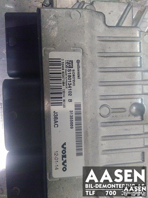 Styreenhet motor til Volvo V60 2010-2013 (Type I, Fase 1)  (CONTINENTAL|31355669|)