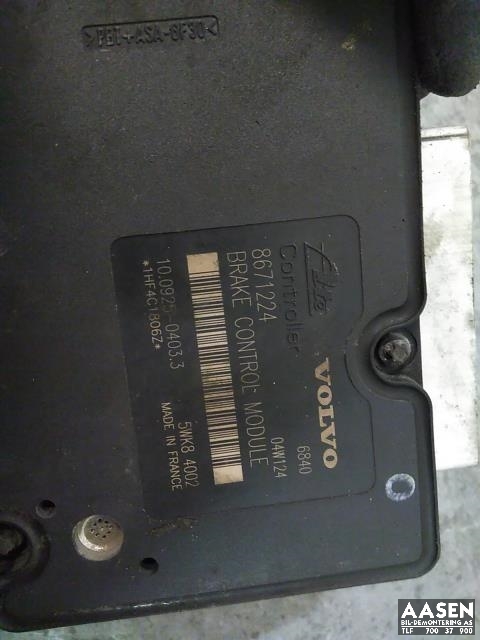 ABS sentral til Volvo XC90 2002-2006 (Type I, Fase 1) (8671455|8671457|)