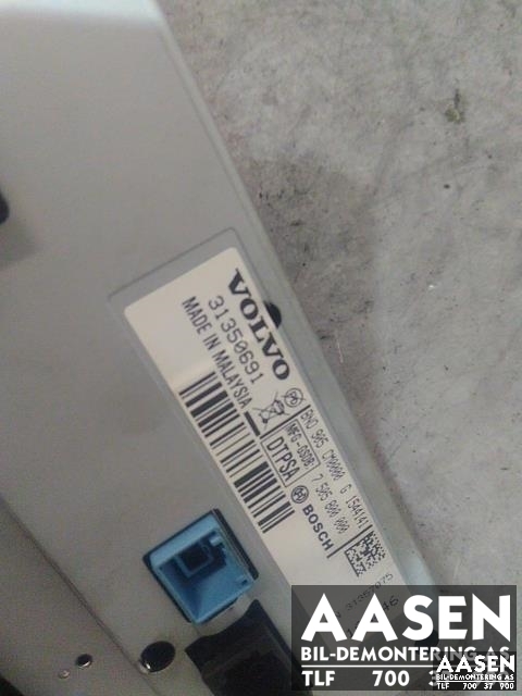 Bilstereo navigasjon skjerm til Volvo V60 2010-2013 (Type I, Fase 1)  (BOSCH|31350691|)