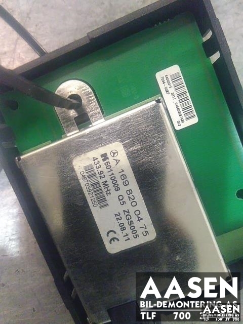 Styreenhet diverse til Mercedes A-Klasse 2005-2012 (W169) (W169) (A1698200475|)