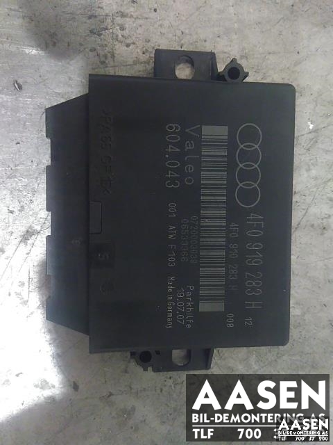Styreenhet parkering til Audi A6, 2005-2008 (Type III, Fase 1) (C6) (C6) (VALEO|4F0919283H)