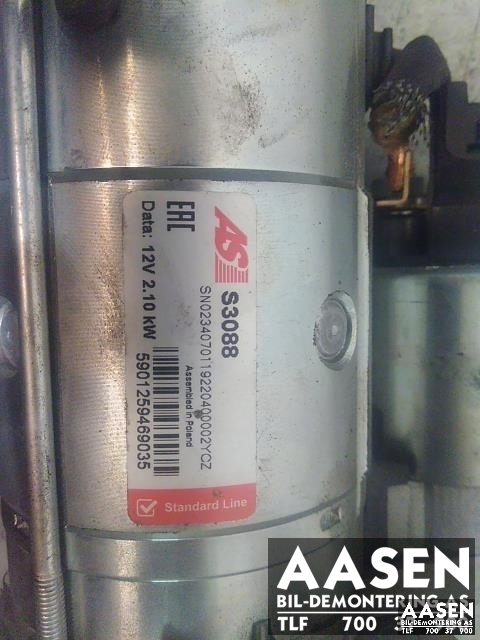 Starter diesel til Toyota Avensis 2009-2015 (Type III, Fase 1)  (28100-0R020|28100-0R010|S3088)