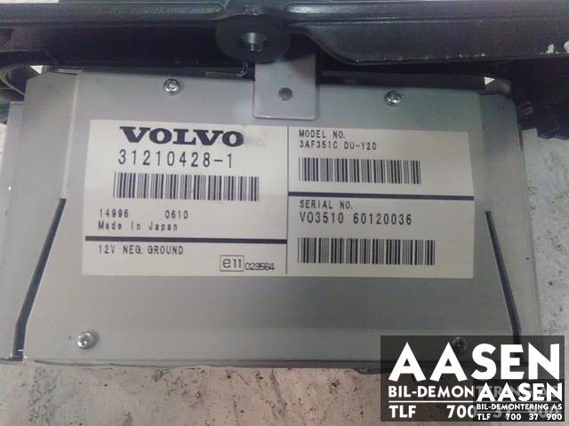 Bilstereo navigasjon skjerm til Volvo S80 2006-2013 (Type II, Fase 1)  
