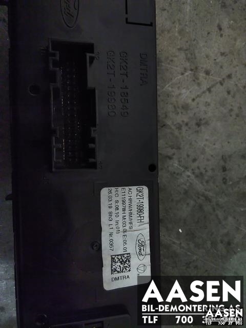 Varmeapparat betjening til Ford Transit 2014-->>  (GK2T-19980-FH|)