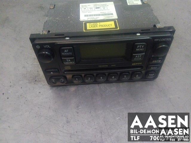 Bilstereo til Toyota Land Cruiser 120, 2002-2009 (MATSUSHITA|08600-00958)
