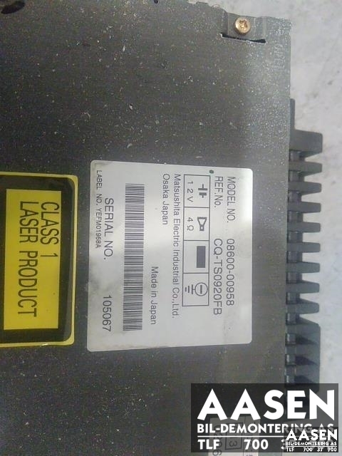 Bilstereo til Toyota Land Cruiser 120 2002-2009 (MATSUSHITA|08600-00958|)