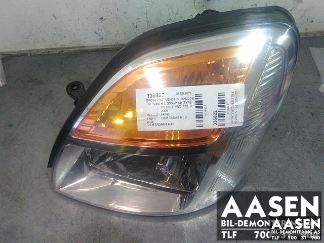 Frontlykt venstre halogen til Hyundai H-1, 2006-2008 (Type I, Fase 2) (92101 4A610)