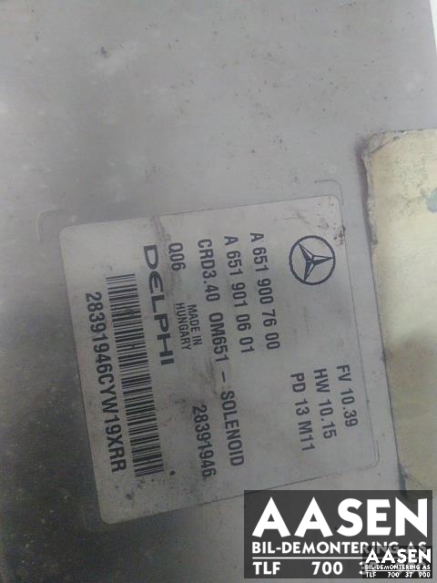Styreenhet motor til Mercedes B-Klasse 2011-2018 (W246) (W246) (DELPHI|A6519007600|)