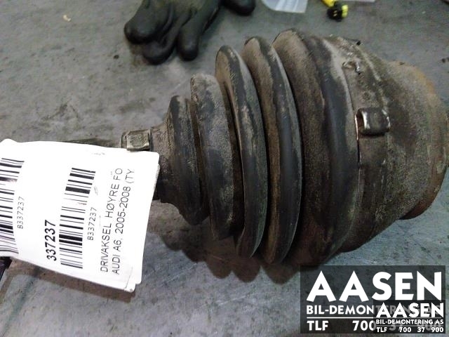 Drivaksel høyre foran, diesel/automat til Audi A6 2005-2008 (Type III, Fase 1) (C6) (C6) (4F0 407 272 J|4F0 407 452  X|)