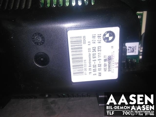 Bilstereo navigasjon skjerm til BMW 5-Serie 2003-2010 (E60/E61) (E60/E61) (65 82 9 193 757|)