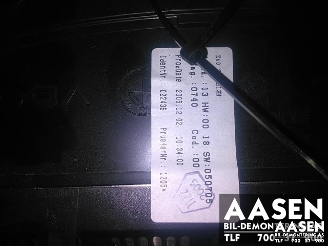 Bilstereo navigasjon skjerm til BMW 5-Serie 2003-2010 (E60/E61) (E60/E61) (65 82 9 193 757|)