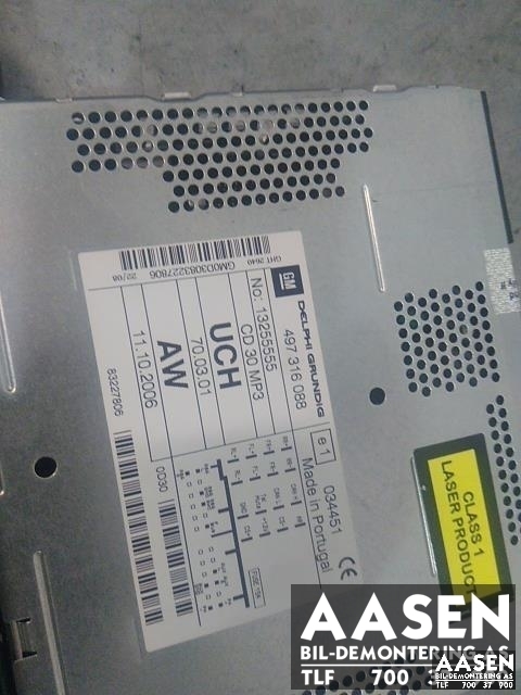 Bilstereo til Opel Astra H 2004-2009  (13255555|)