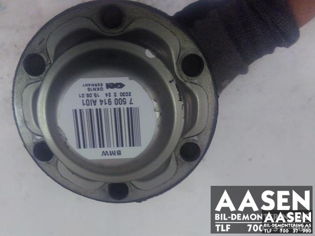 Drivaksel venstre bak til BMW X5 2000-2006 (E53) (E53) (33 20 7 500 915|)