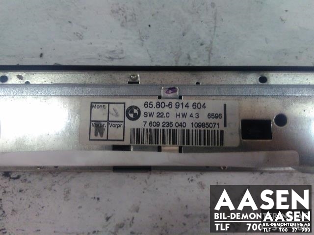 Bilstereo diverse til BMW X5 2000-2006 (E53) (E53) (65.80-6 914 604|)