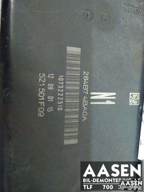 Sikringsboks til Nissan Qashqai 2014-2021 (Type II)  (284B74BA0A|)
