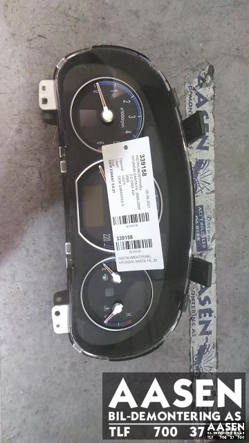 Instrumentpanel til Hyundai Santa Fe, 2006-2009 (Type II, Fase 1)  (94003 2B650)