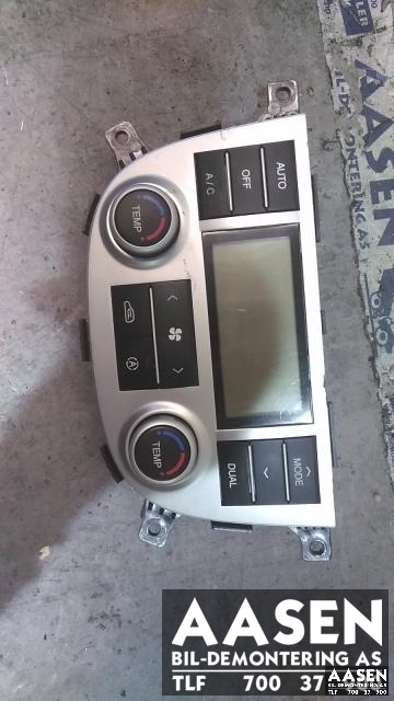 Varmeapparat betjening til Hyundai Santa Fe, 2006-2009 (Type II, Fase 1)  (97250 2B432CA)