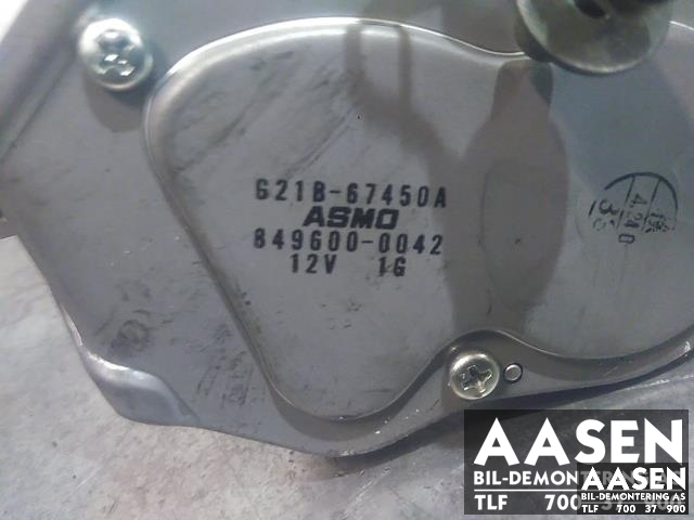 Viskermotor bakrute til Mazda 6 2002-2008 (Type I)  (G21B-67-450A|)