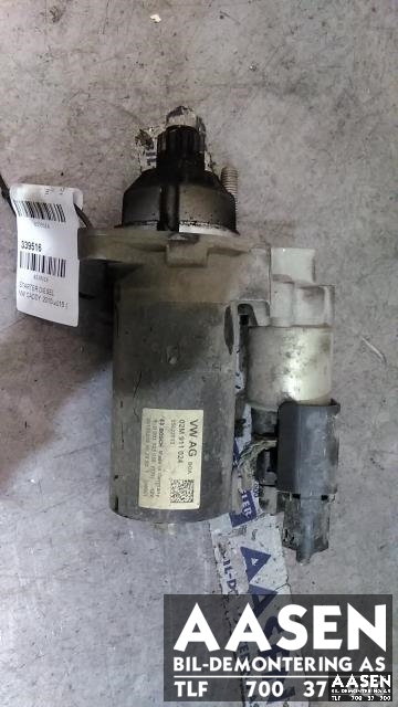 Starter diesel til VW Caddy 2010-2015 (Type III, Fase 2) (BOSCH|02M 911 024|)