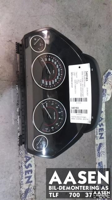 Instrumentpanel til BMW 3-Serie, 2012-2018 (F30/F31/F34) (F30/F31/F34) (62 10 9 436 304)