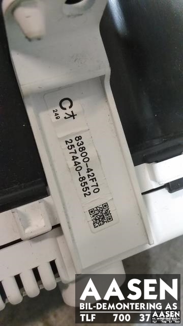 Instrumentpanel til Toyota RAV4 2009-2013 (Type III, Fase 2)  (DENSO|83800-42F70|)