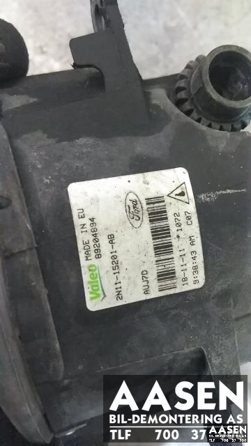 Tåkelykt venstre foran til Ford Focus 2011-2014 (Type III, Fase 1)  (VALEO|2N11-15201-AB|)