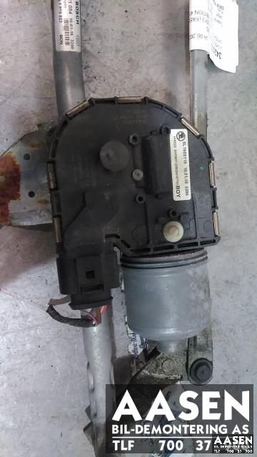 Viskermotor frontrute til Škoda Yeti, 2009-2013 (Fase 1)  (BOSCH|5L1955119)