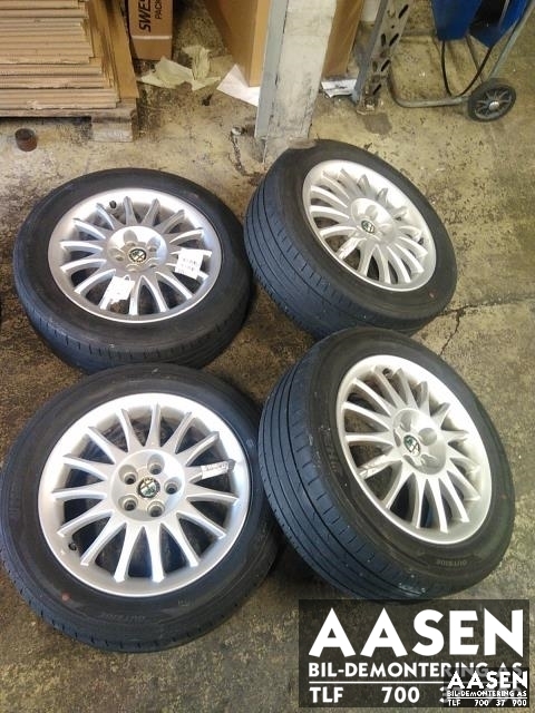 Hjulsett aluminium sommer til Alfa Romeo 156 2004-2006