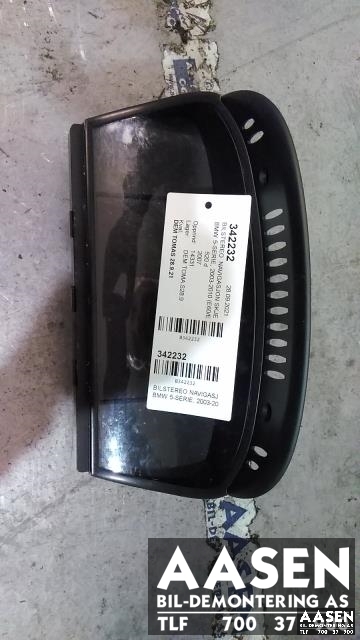 Bilstereo navigasjon skjerm til BMW 5-Serie, 2003-2010 (E60/E61) (E60/E61) (SIEMENS|65 82 9 193 758)