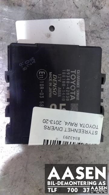 Styreenhet parkering til Toyota RAV4, 2013-2015 (Type IV, Fase 1) (DENSO|89340-42030)