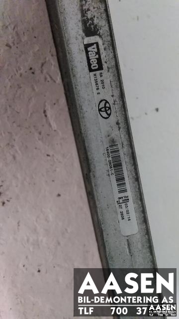 Radiator (manuell gir) til Toyota Avensis 2009-2015 (Type III, Fase 1) (VALEO|16400-0R061-C|)