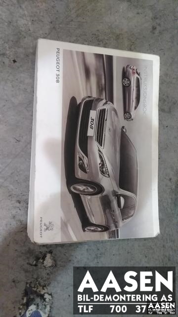 Instruksjonsbok til Peugeot 308, 2013-2021 (Type II)  