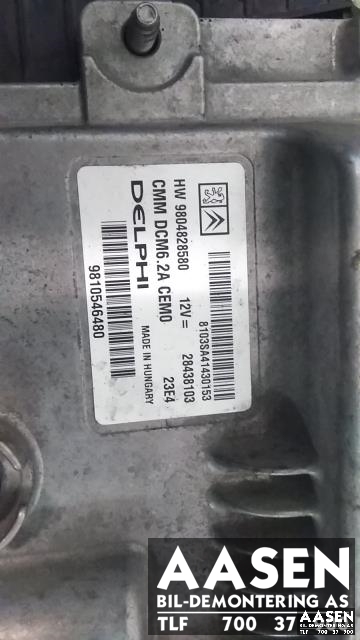 Styreenhet motor til Peugeot 308 2013-2021 (Type II) (DELPHI|9804828580|)