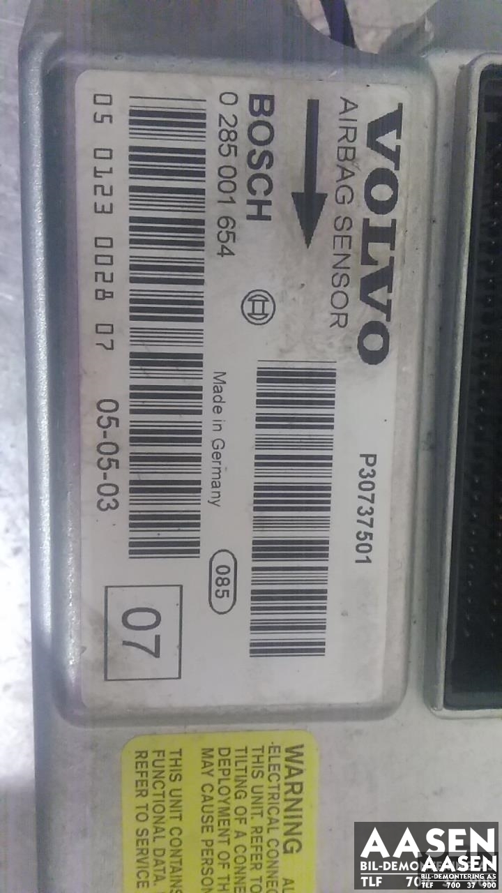Airbag elektronikk til Volvo XC90 2002-2006 (Type I, Fase 1)  (BOSCH|P30737501|30737501|)