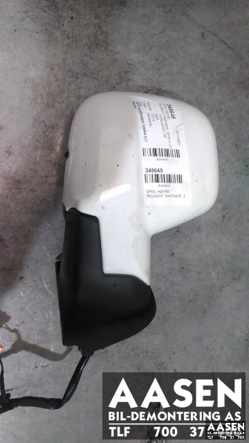 Speil høyre til Peugeot Partner, 2019-->> (Type III) (98 169 928 XT)