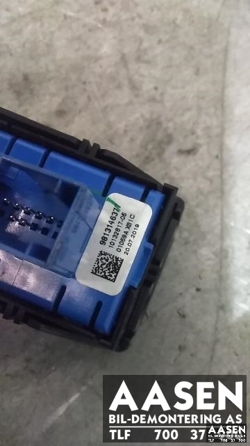Bryter elektrisk håndbrekk/parkbrems til Peugeot Partner 2019-->> (Type III)  (9813146377|)