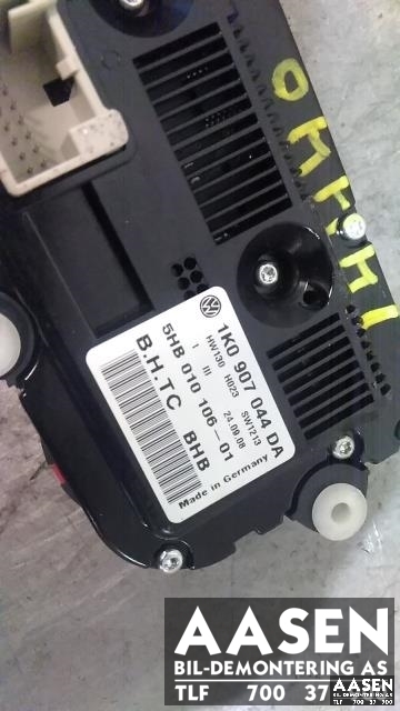 Varmeapparat betjening til VW Tiguan 2007-2011 (Type I, Fase 1)  (1K0907044DA|)