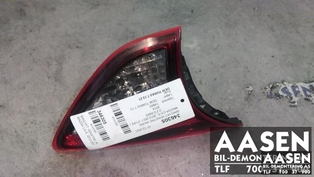 Baklykt venstre indre til Mazda CX-5, 2012-2017 (Type I)  