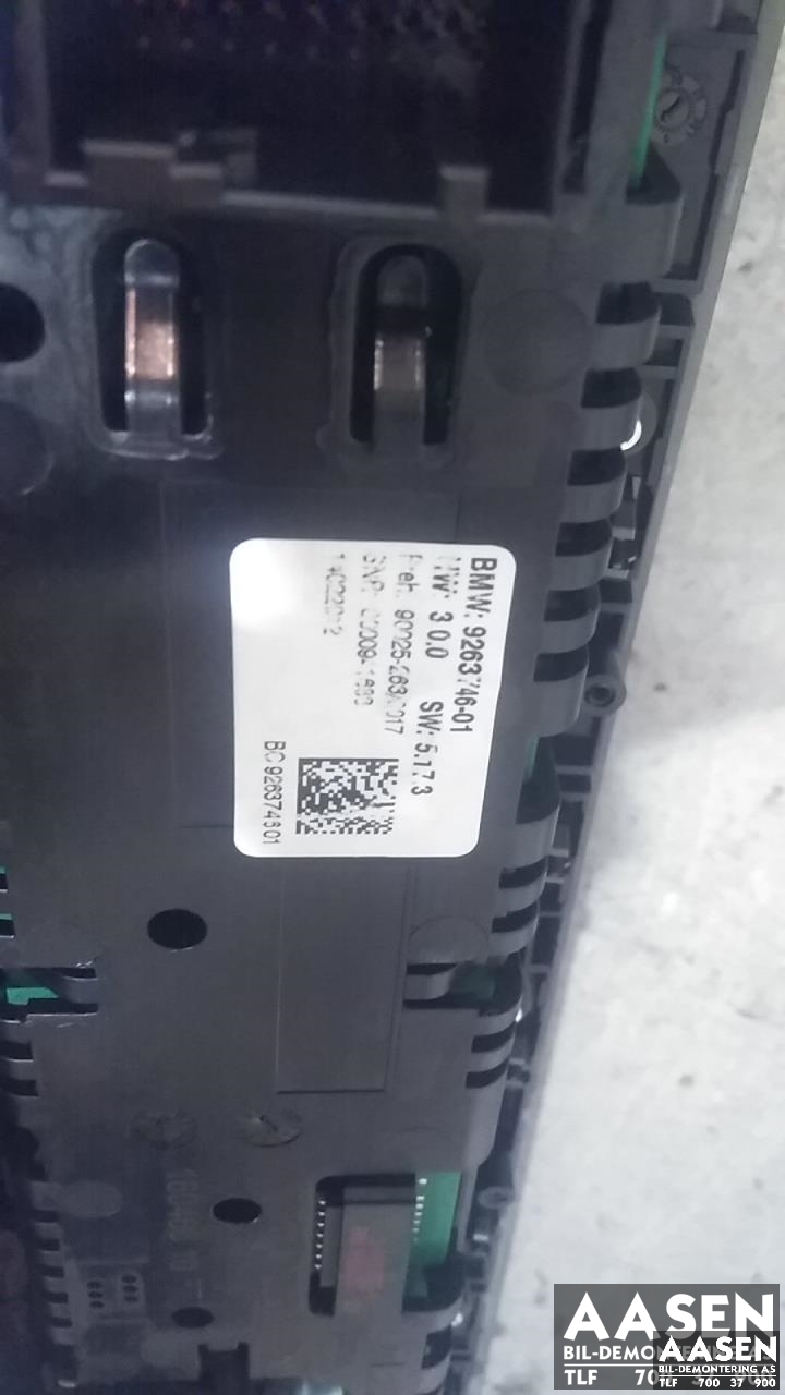 Varmeapparat betjening til BMW 5-Serie 2010-2017 (F10/F11) (F10/F11) (61 31 9 328 425|)