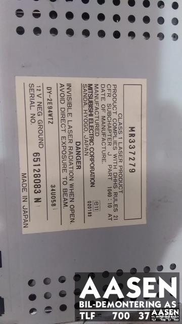Bilstereo til Mitsubishi Pajero 2000-2006 (Type III) (MR337279|)