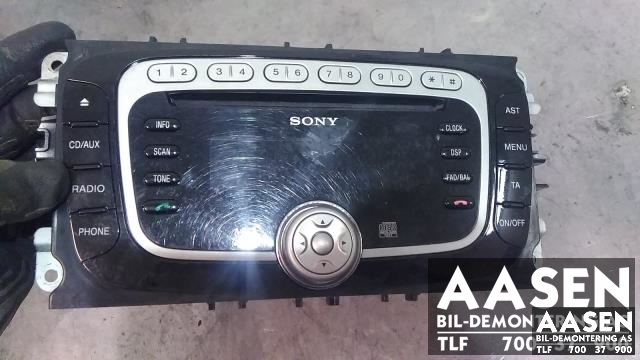 Bilstereo til Ford Focus, 2008-2010 (Type II, Fase 2)  (SONY|7M5T-18C939-EE)