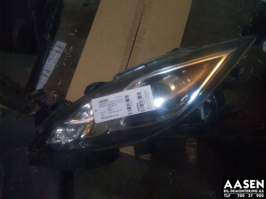 Frontlykt venstre xenon til Mazda 6 2008-2010 (Type II, Fase 1)  (GS7T-51-041M|)