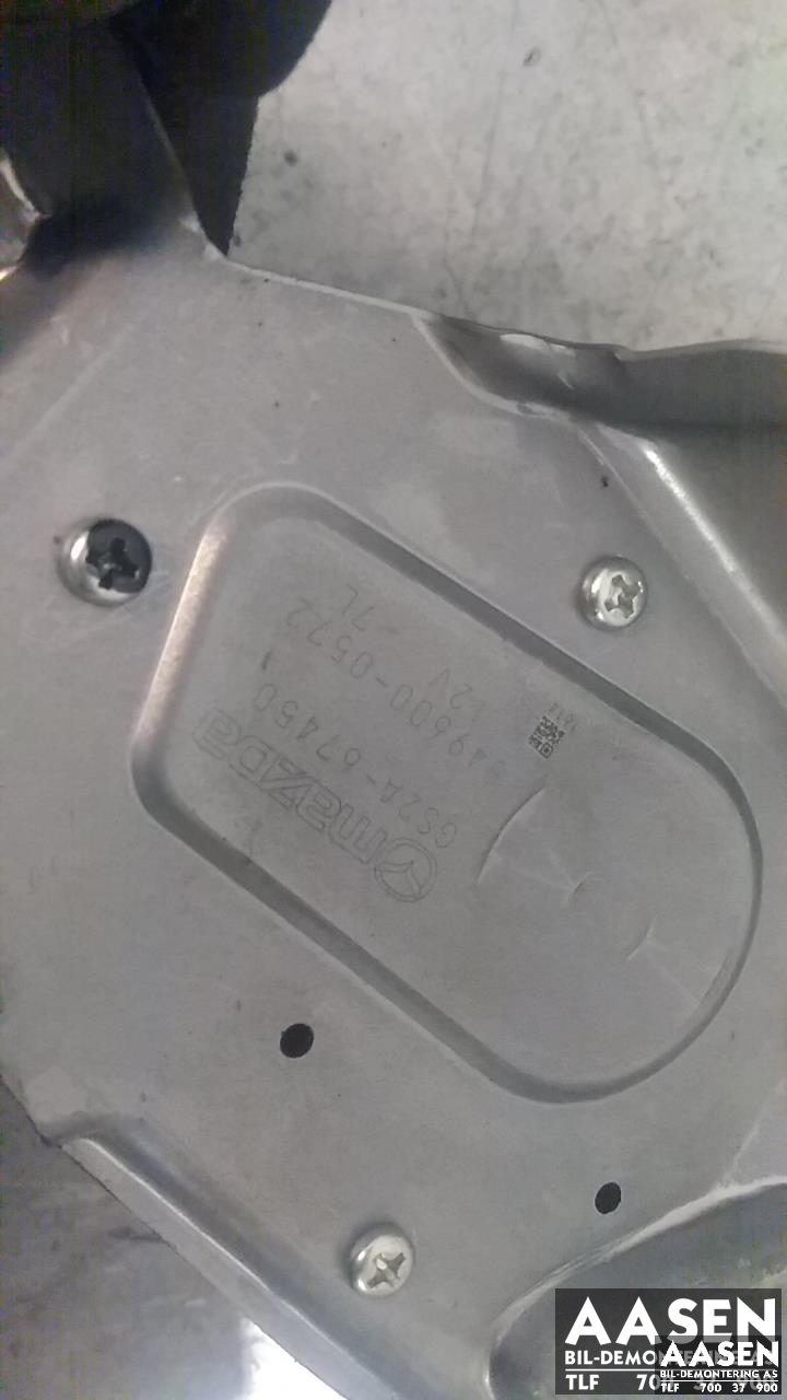 Viskermotor bakrute til Mazda 6 2008-2010 (Type II, Fase 1)  (GS2A-67450|)